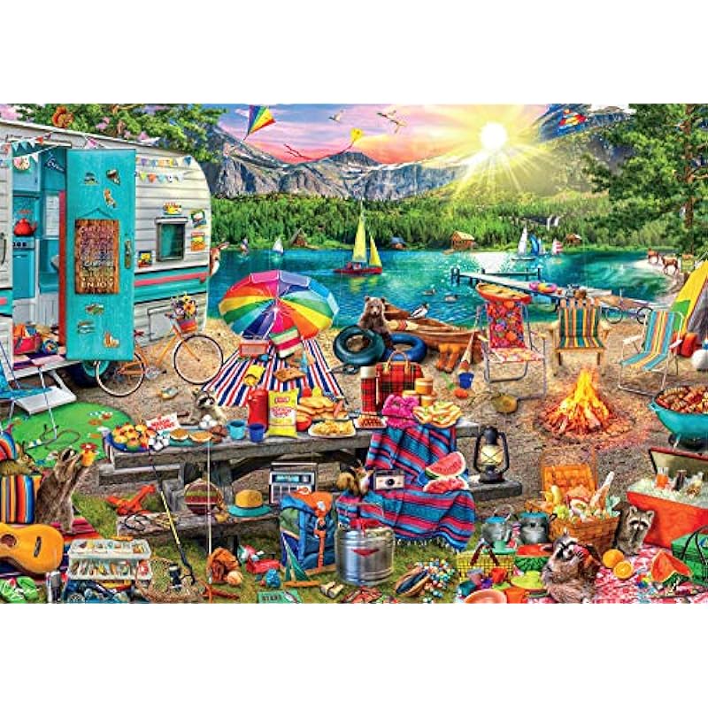 Buffalo Games - Aimee Stewart Family Campsite 500 Piece Puzzle Review