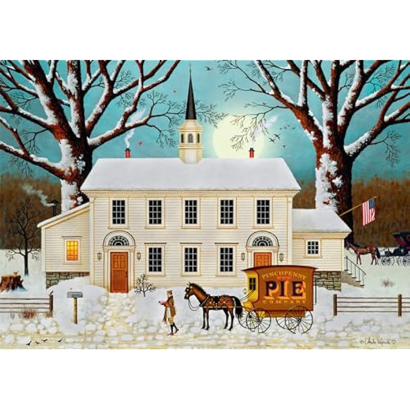 Buffalo Games Charles Wysocki Jigsaw Puzzle Review - A Pie for The Parsons