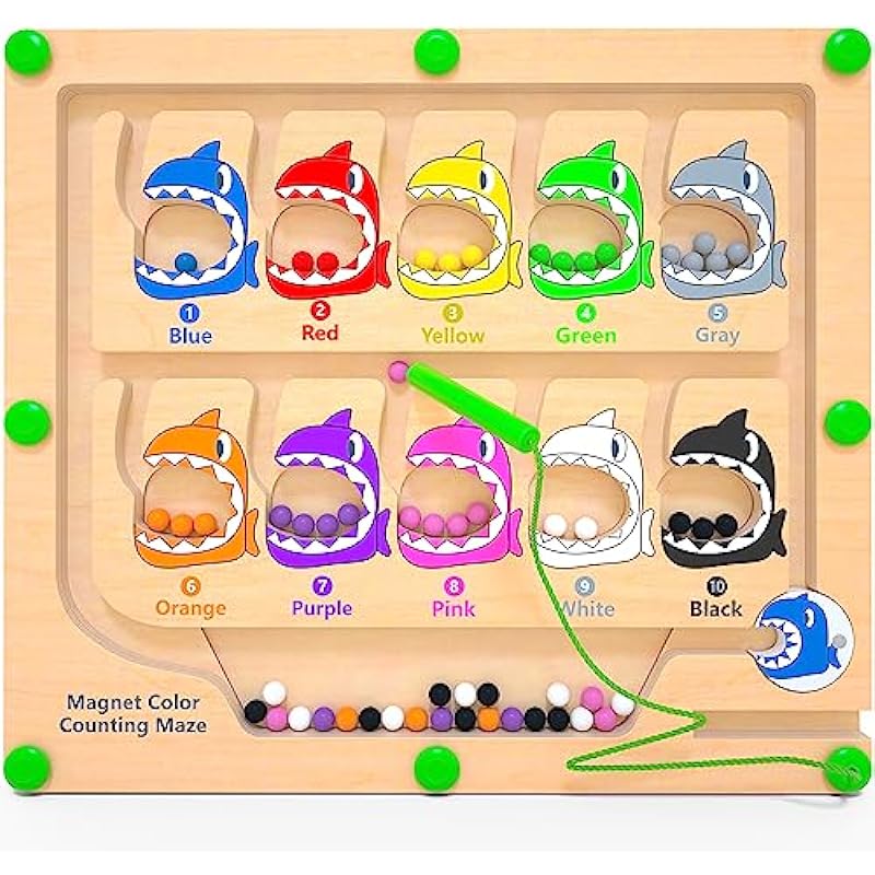 DUKVSG Magnetic Color & Number Maze Review: A Montessori-Inspired Educational Toy