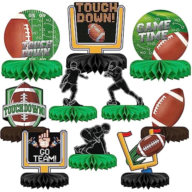 Game-Changing Decor: A Review of the Football Honeycomb Centerpieces