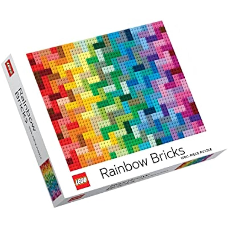 Lego Rainbow Bricks Puzzle: A Colorful 1000-Piece Challenge