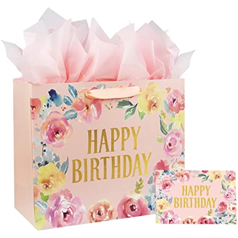 Comprehensive Review: 13" Happy Birthday Gift Bag for Women and Girls