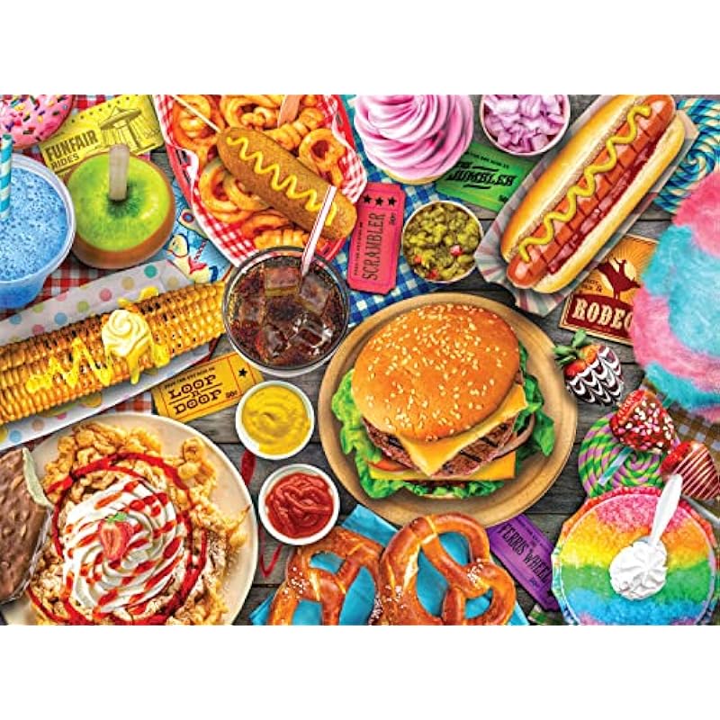 Buffalo Games Fun Fair Food 1000 Piece Jigsaw Puzzle Review