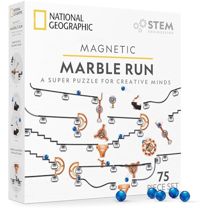 Exploring Creativity and Science with the NATIONAL GEOGRAPHIC Magnetic Marble Run Review