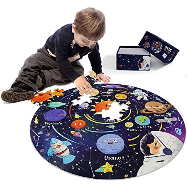 Explore the Universe with DIGOBAY's Solar System Puzzle for Kids