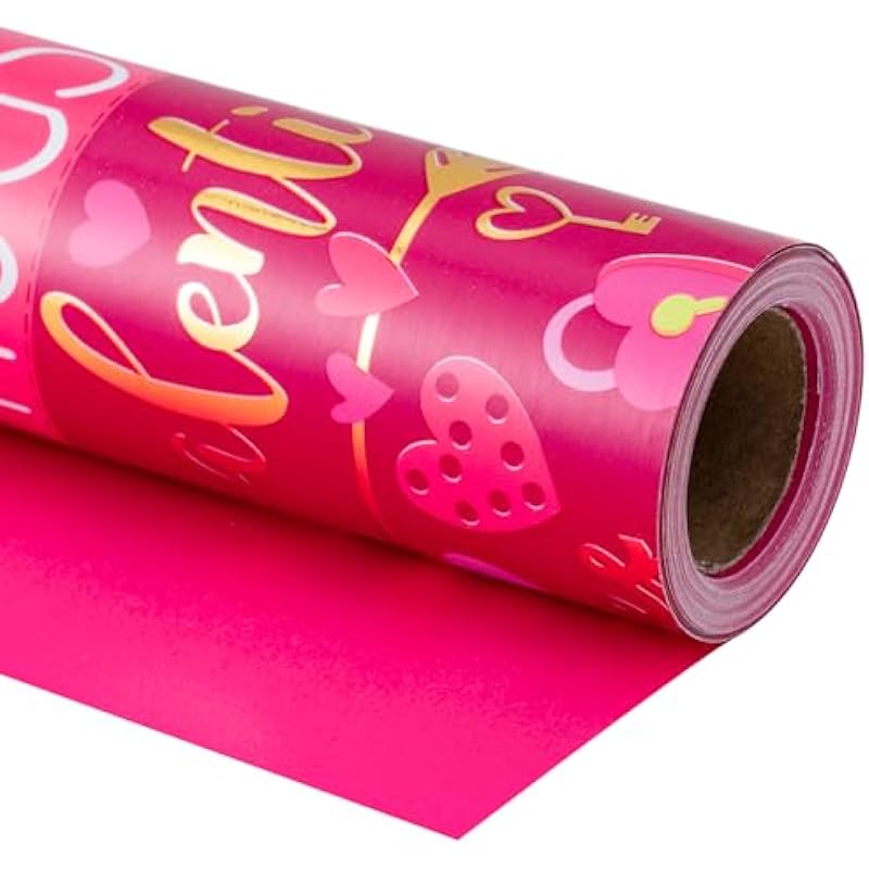 LeZakaa Reversible Valentine's Day Wrapping Paper Review: A Touch of Love