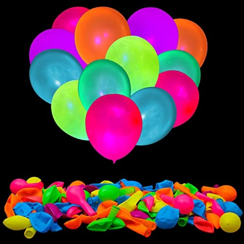 Illuminate Your Celebrations with GYIPFIPA's UV Neon Balloons - A Must-Have Party Accessory!