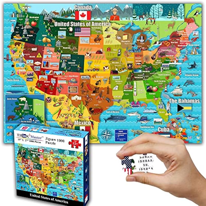 Think2Master United States Map Puzzle Review: Fun & Educational