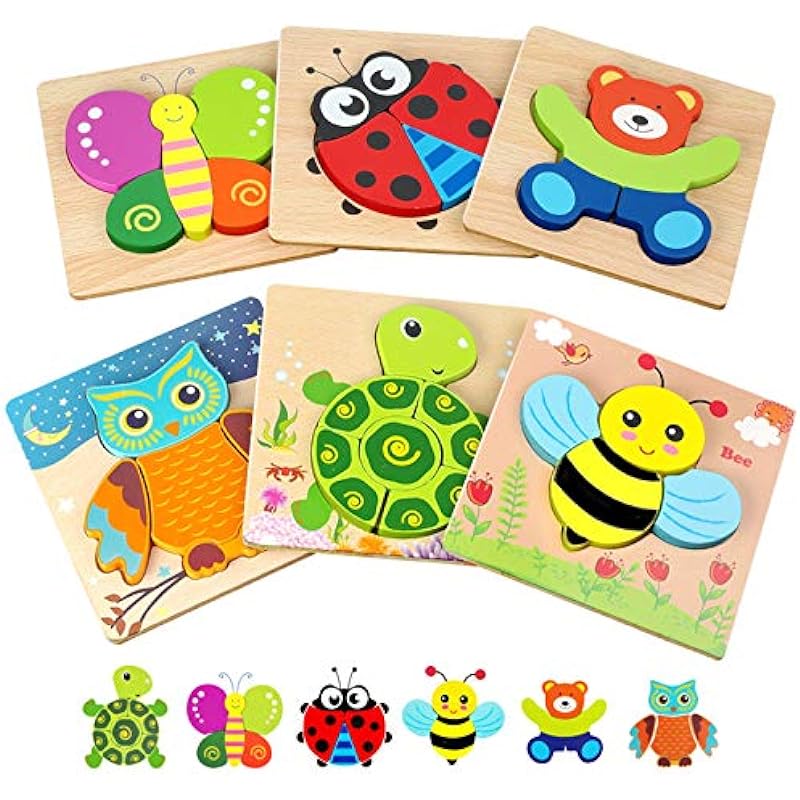 LURLIN Toddler Wooden Jigsaw Animal Puzzles Review: Fun & Educational