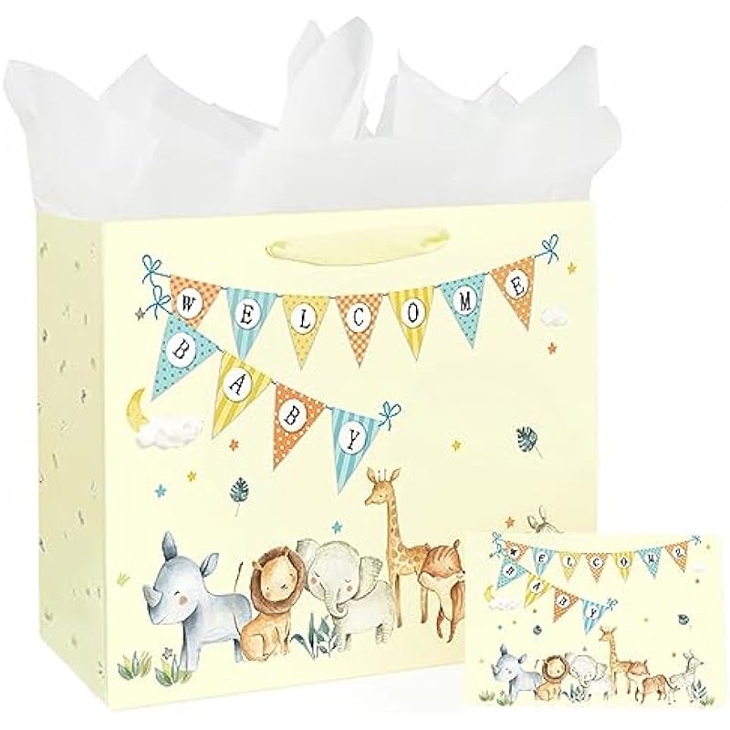 13" Large Baby Boy Girl Gift Bag Review: Perfect for Baby Showers