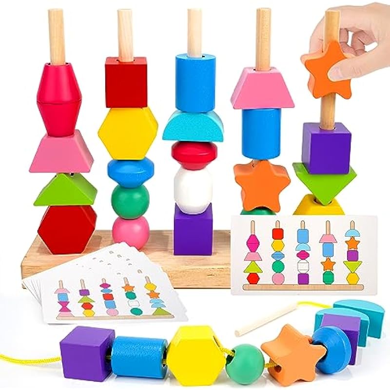Montessori Wooden Beads Sequencing Toy Set Review: A Perfect Blend of Fun and Learning