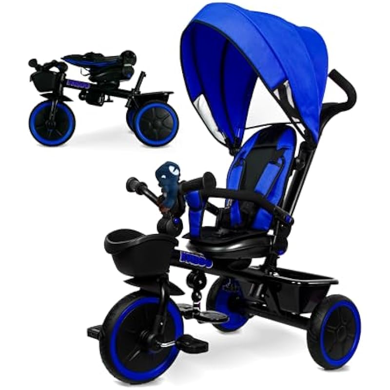 KRIDDO 7-in-1 Tricycle Stroller Review: A Toddler's Best Companion