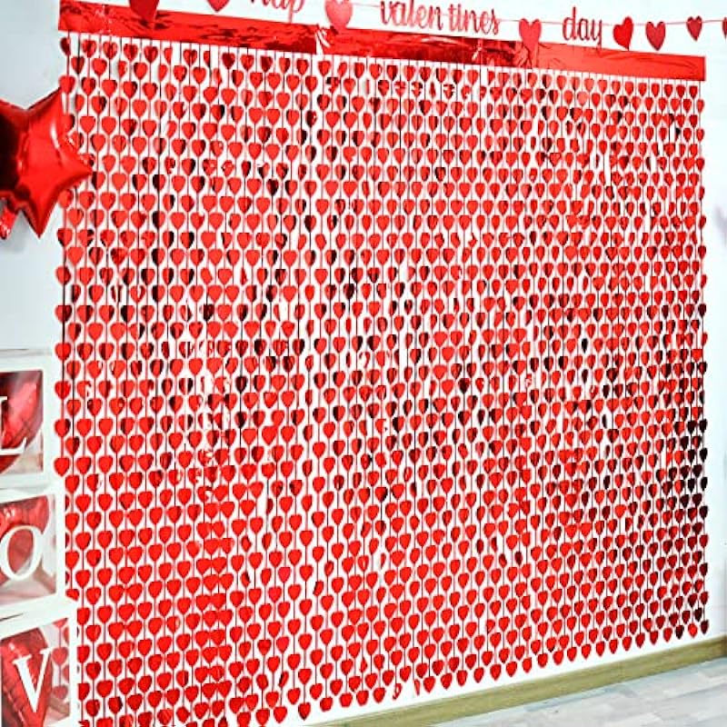 LOLStar 3 Pack Valentine's Day Foil Curtain: A Game-Changer for Romantic Celebrations