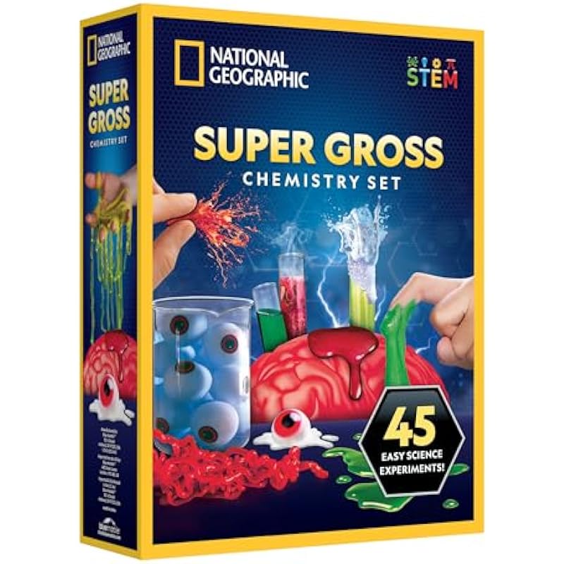 NATIONAL GEOGRAPHIC Gross Science Kit: The Ultimate STEM Adventure for Kids
