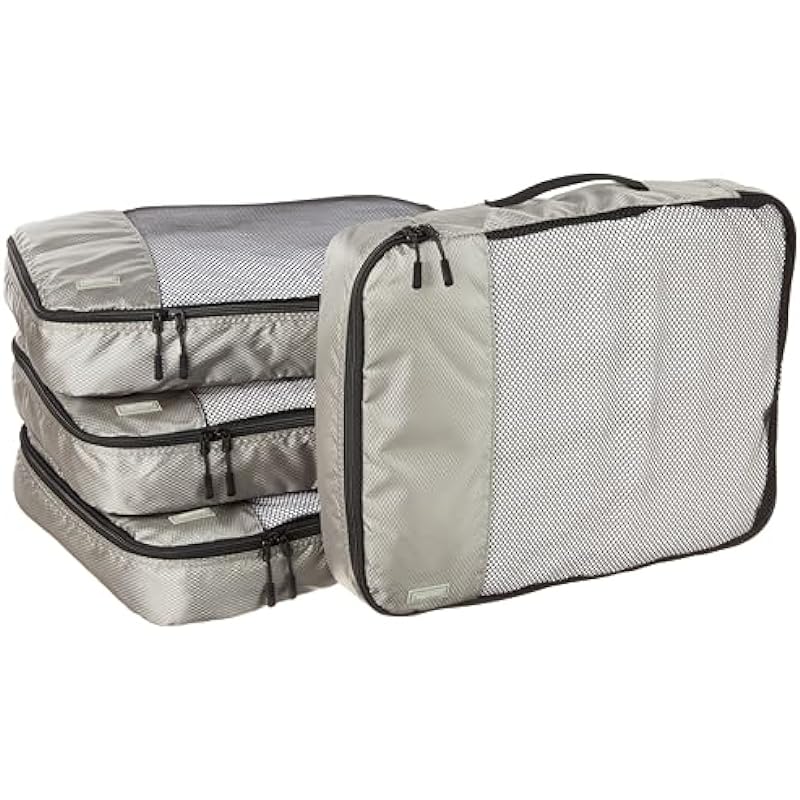 Amazon Basics 4 Piece Packing Travel Organizer Cubes Set Review