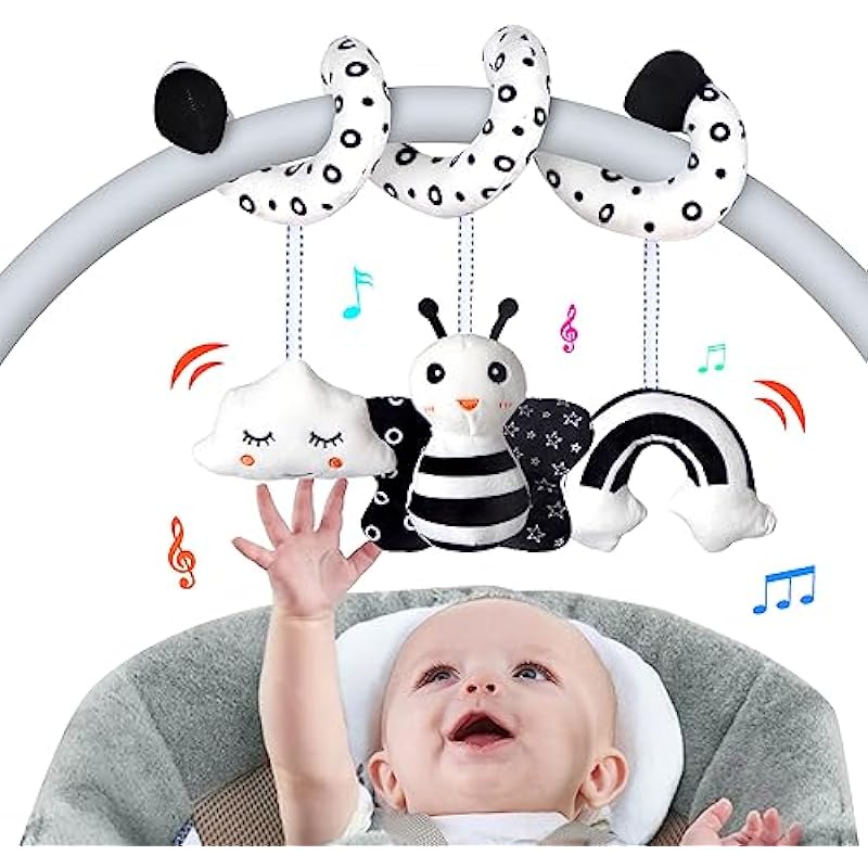 Baby Spiral Hanging Stroller and Car Seat Toys Review: A Must-Have for Newborns