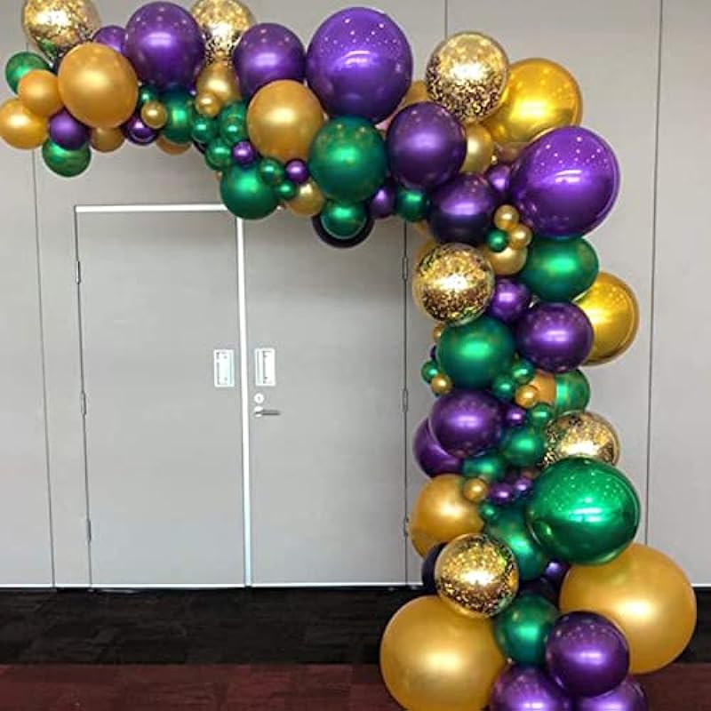PartyWoo Purple Green Gold Balloons: The Ultimate Party Decor Review