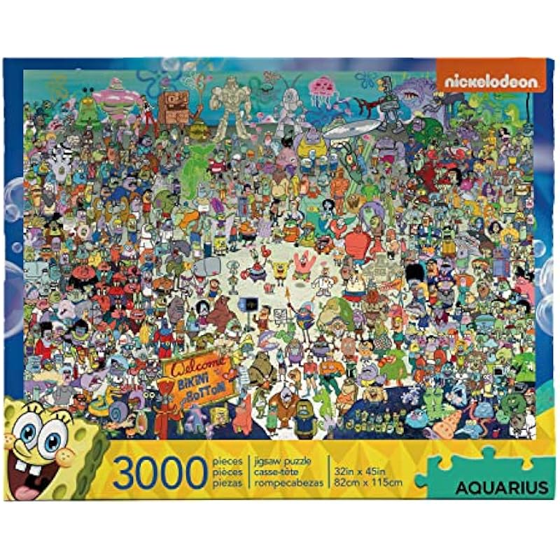 Aquarius Spongebob Squarepants Puzzle Review: Dive into Bikini Bottom