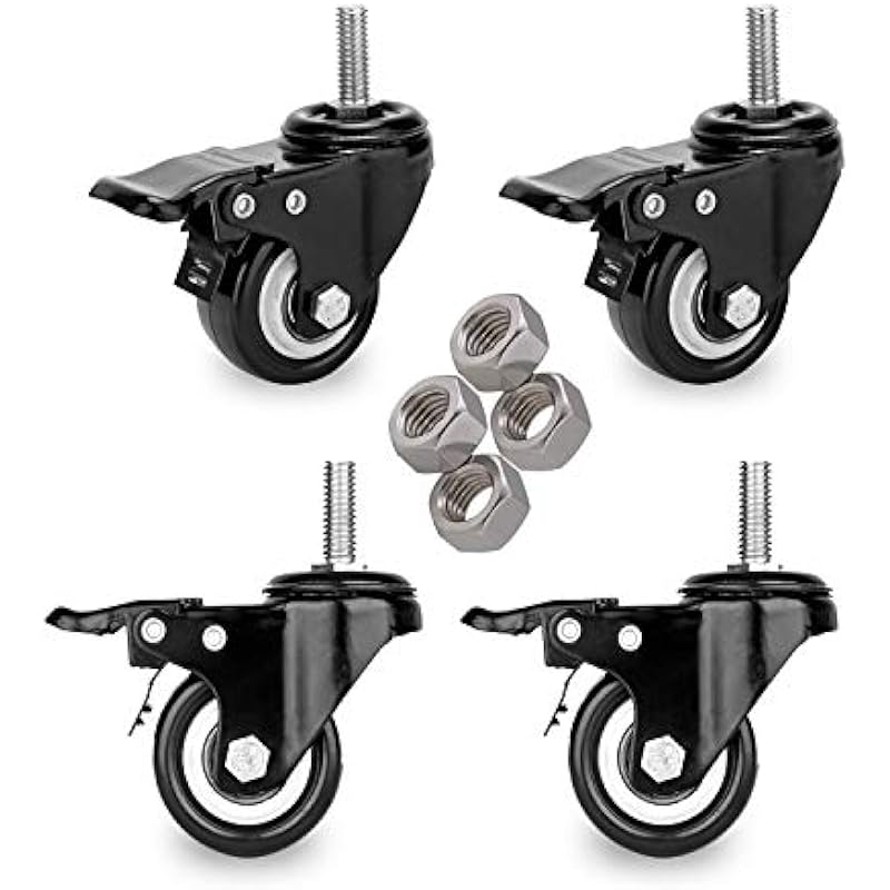 YOOGAA 2" Stem Caster Wheels Review - Enhance Your Mobility with Ease