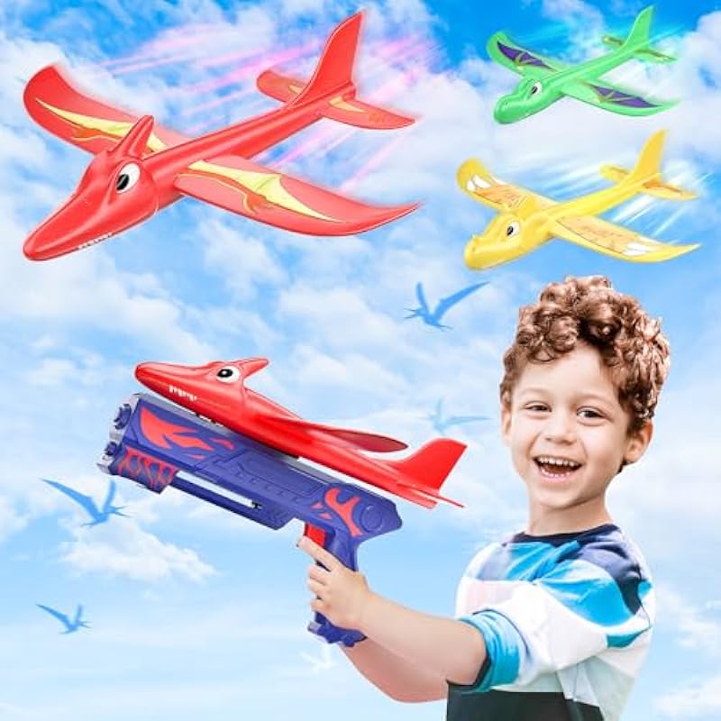 FRONTSUN Dinosaur Airplane Launcher Toys Review: Fun & Educational for Kids