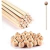 25PCS Wooden Dowel Rods and Caps Set Review: A DIY Must-Have