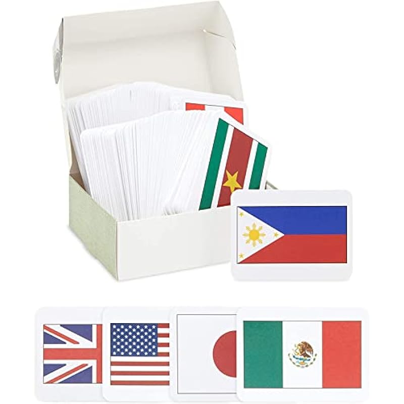 Comprehensive Review: 205 Countries of The World Flags Flash Cards