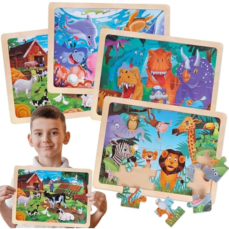 Jigsaw Puzzles Wooden Puzzles for Kids Ages 3-5: An In-Depth Review