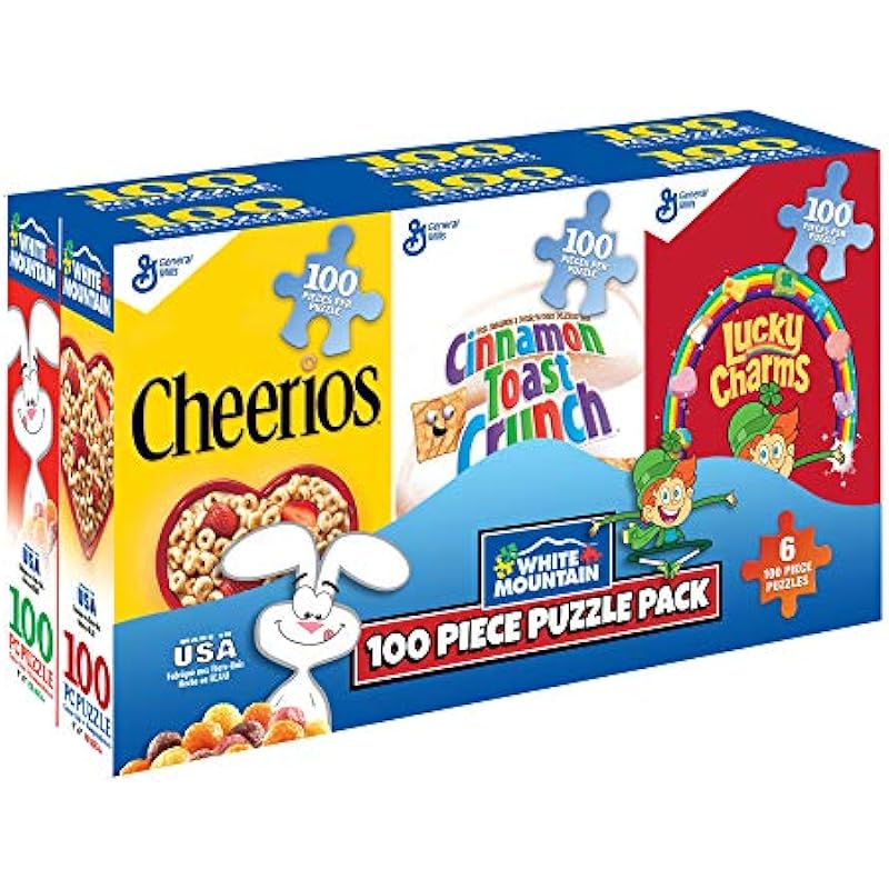 White Mountain Puzzles Mini Cereal Boxes Review: A Nostalgic Puzzle Experience