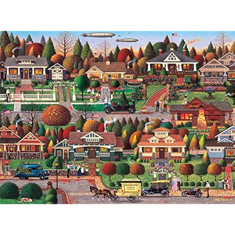 Buffalo Games - Labor Day in Bungalowville 1000 Piece Puzzle Review