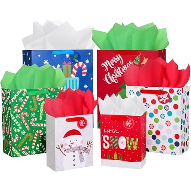 SUNCOLOR Christmas Gift Bags Review: A Holiday Wrapping Essential