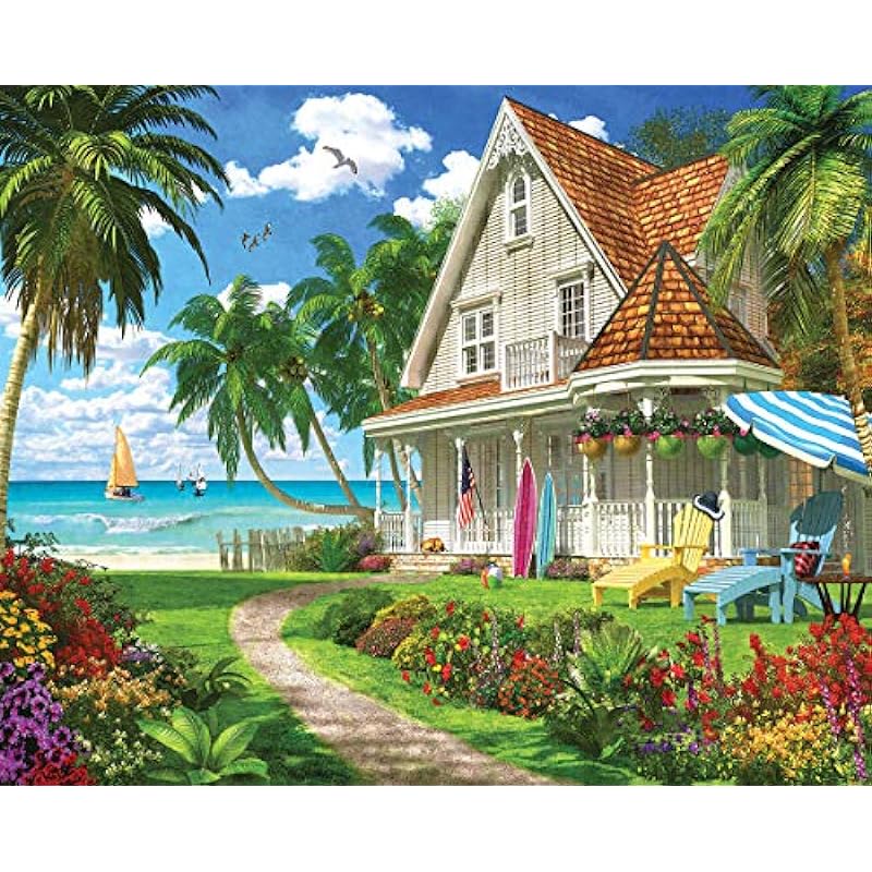 White Mountain Beach House 1000 Piece Jigsaw Puzzle Review