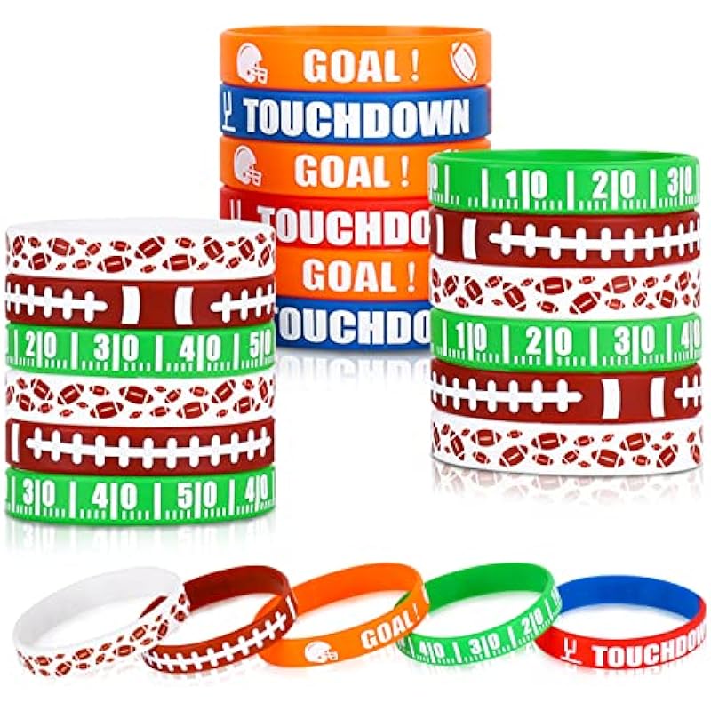 Football Wristband Silicone Bracelets: A Must-Have for Your Next Party