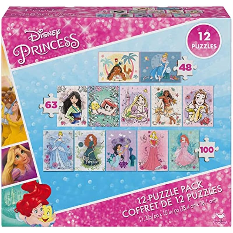 Disney Princess 12-Puzzle Pack Review: A Magical Experience for Kids