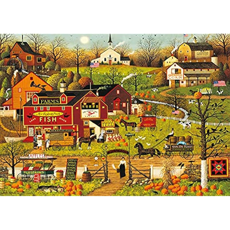 Buffalo Games - Charles Wysocki Puzzle Review: A 500 Piece Masterpiece