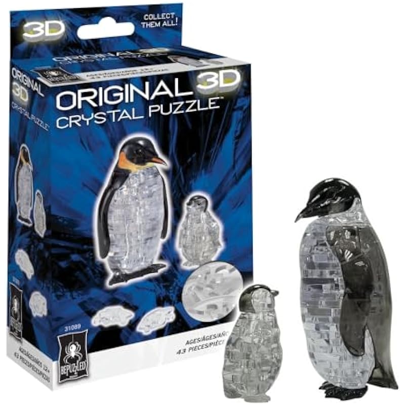 BePuzzled Penguin and Baby 3D Crystal Puzzle Review