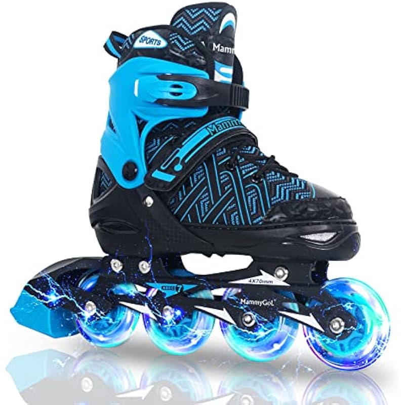 MammyGol Adjustable Inline Skates for Kids Review: A Glowing Skating Experience