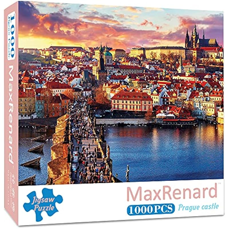 MaxRenard 1000 Pieces Jigsaw Puzzle Review: Prague Castle Landscape