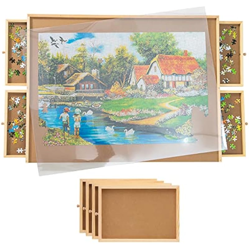 SNAIL Jumbo Wooden Jigsaw Puzzle Board: The Ultimate Accessory for Puzzle Enthusiasts