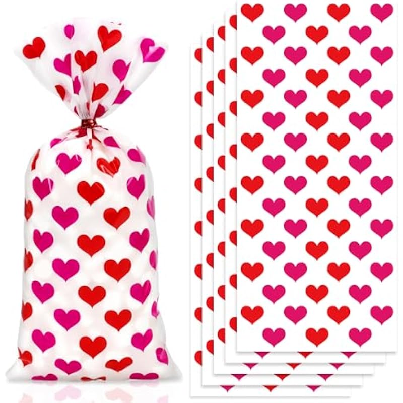 Whaline 100Pcs Valentine's Day Cellophane Treat Bags Review: Elevate Your Gift-Giving