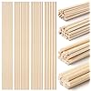 HAPY SHOP 80 Pieces Wooden Dowel Rods Review: Versatile Crafting Essential