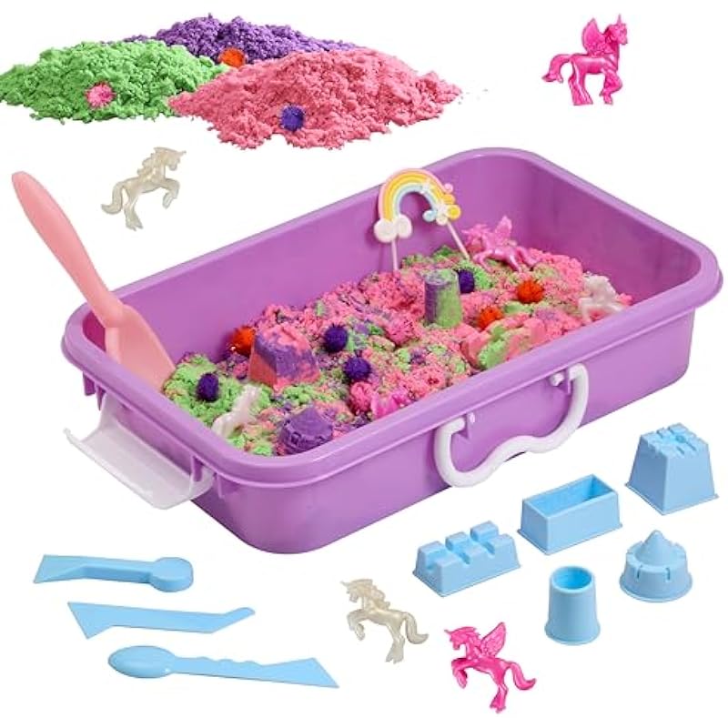 AGENTLAN Unicorn Sensory Bin: A Magical Learning Experience for Kids