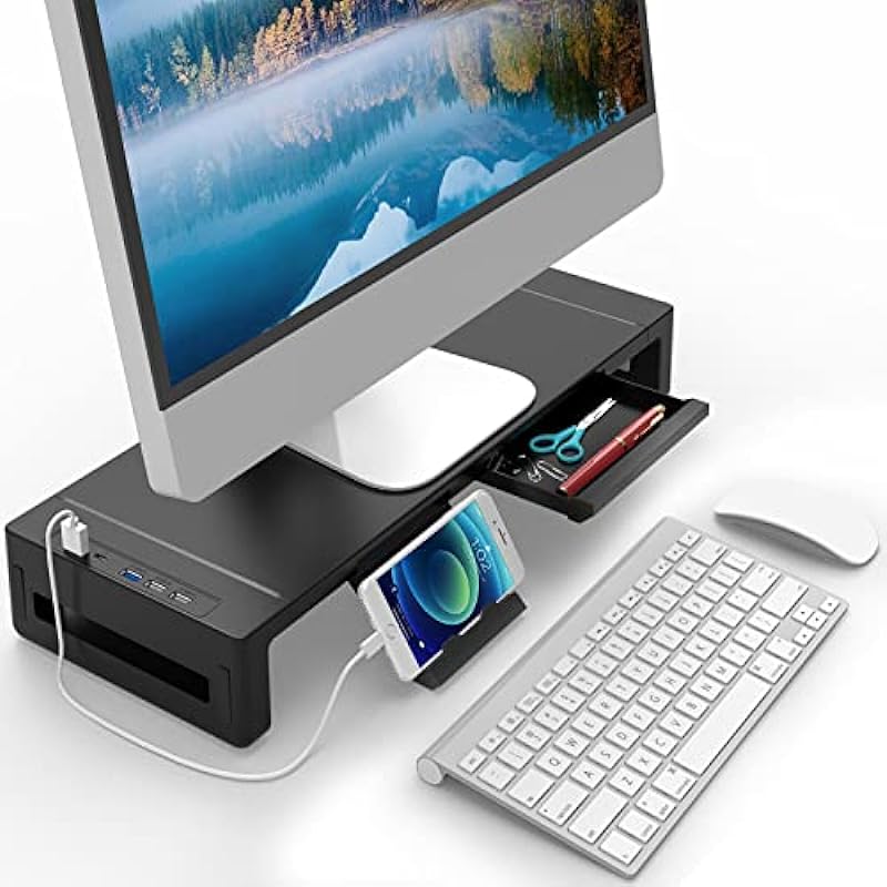 Elevate Your Workspace: AQQEF Desktop Monitor Stand Riser Review