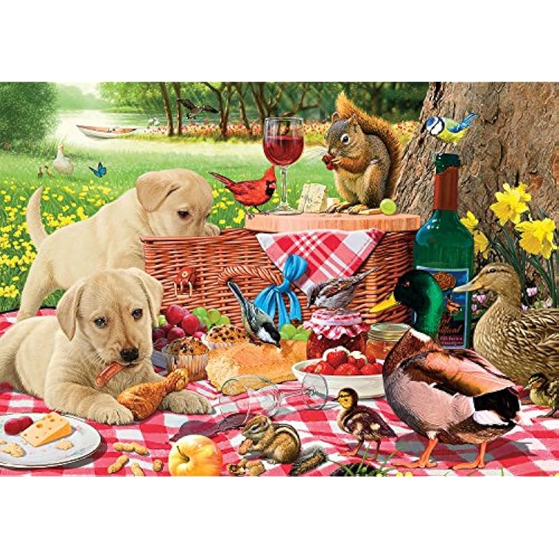 Buffalo Games - Picnic Raiders Jigsaw Puzzle Review