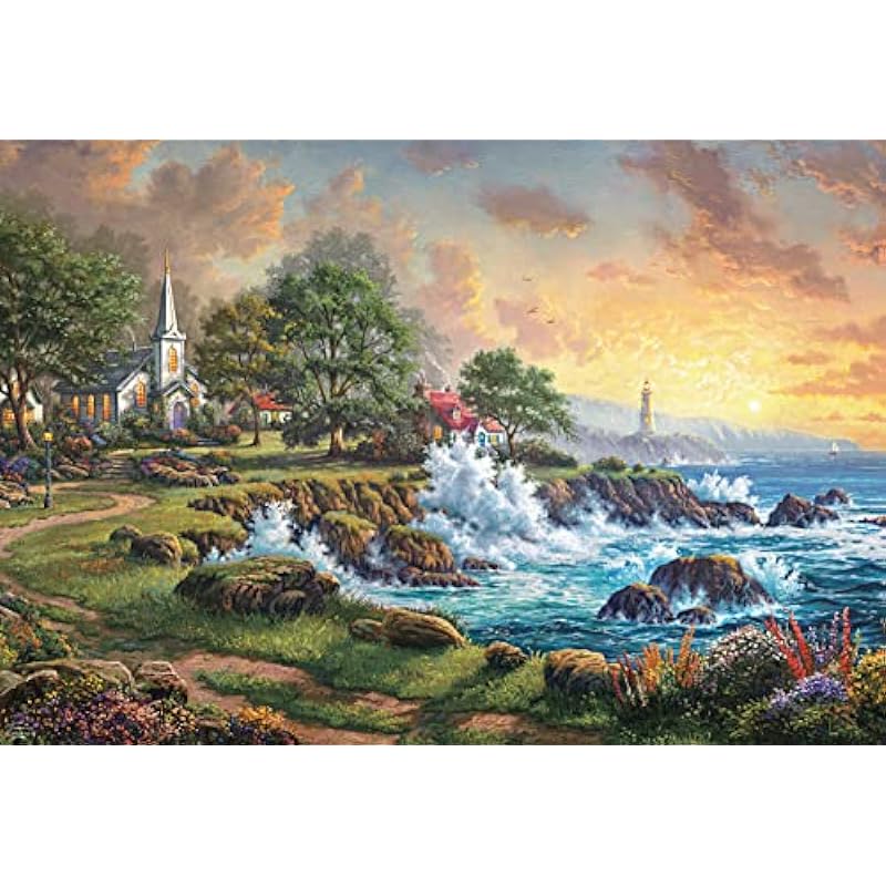 Ceaco Thomas Kinkade Seaside Haven 2000 Piece Puzzle Review