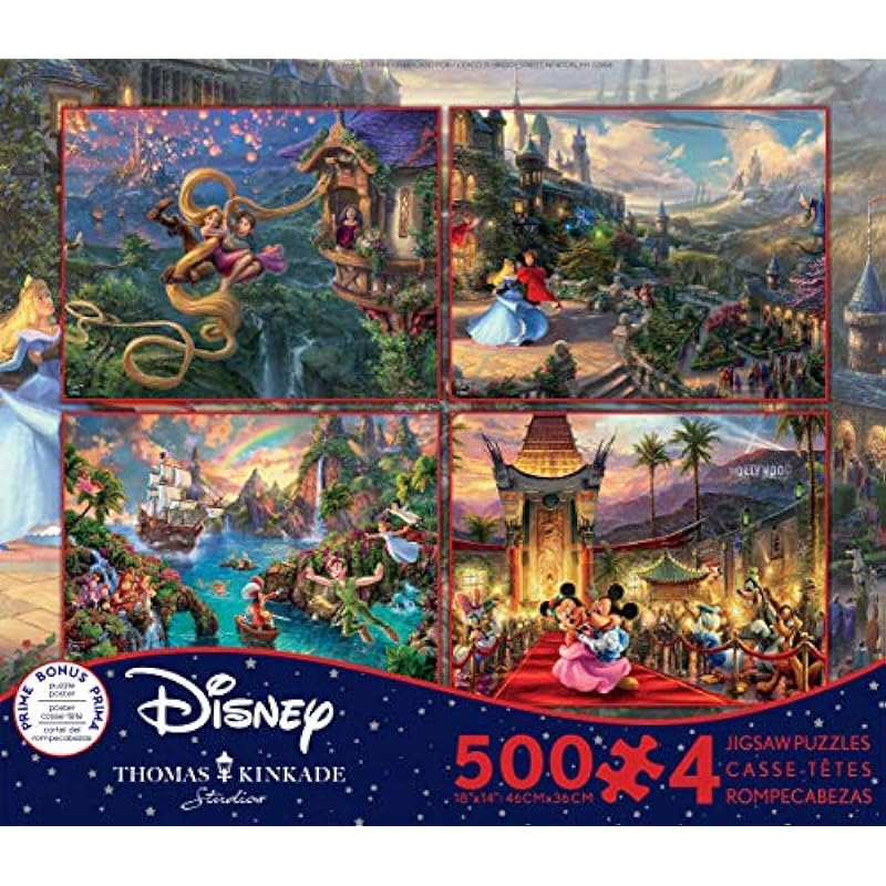 Ceaco 4 in 1 Multipack Disney Dreams Collection Review