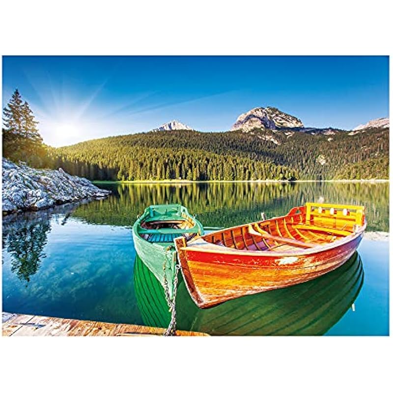 SiTimmGer 500-Piece Jigsaw Puzzle Review: Canoe at Wetland