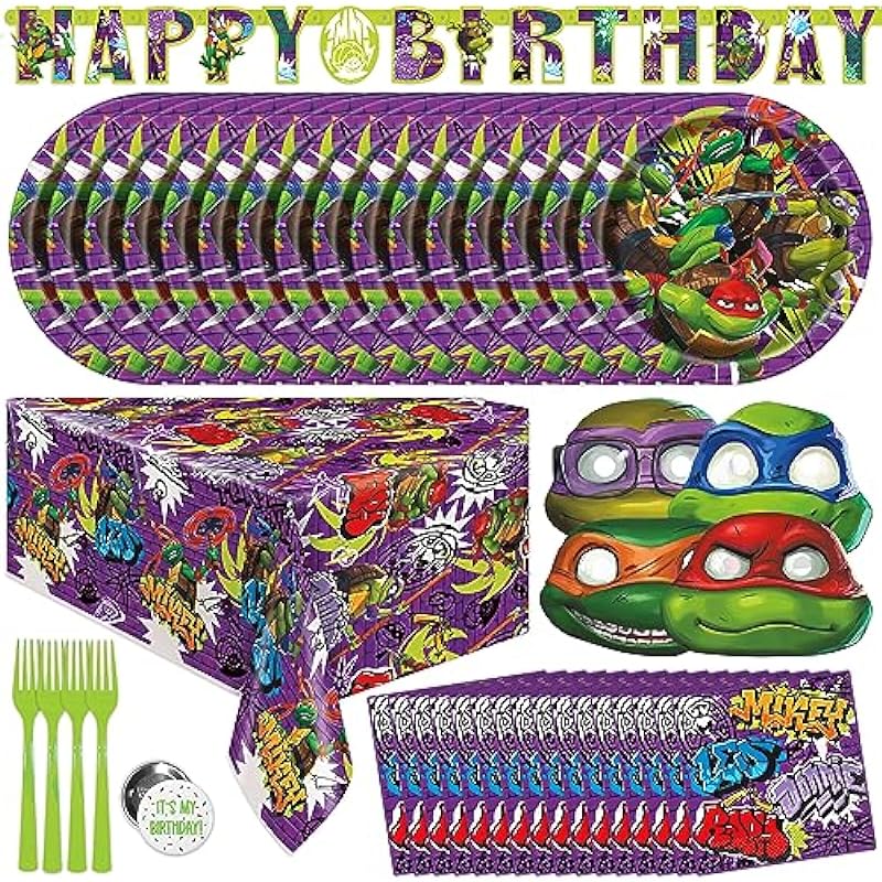 Ultimate TMNT Birthday Party Supplies Review: A Hit with Kids!