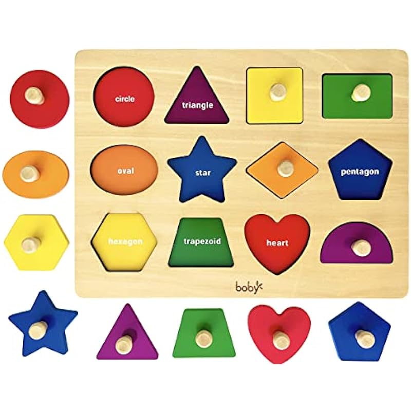 Dailyfunn Montessori Toy Shape Peg Puzzles Review - A Must-Have for Toddlers