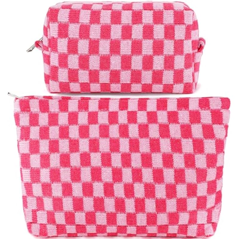 ZLFSRQ Checkered Makeup Bag Review: Style Meets Functionality