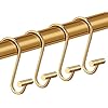 CHICTIE Gold Shower Curtain Hooks Review: Style Meets Functionality